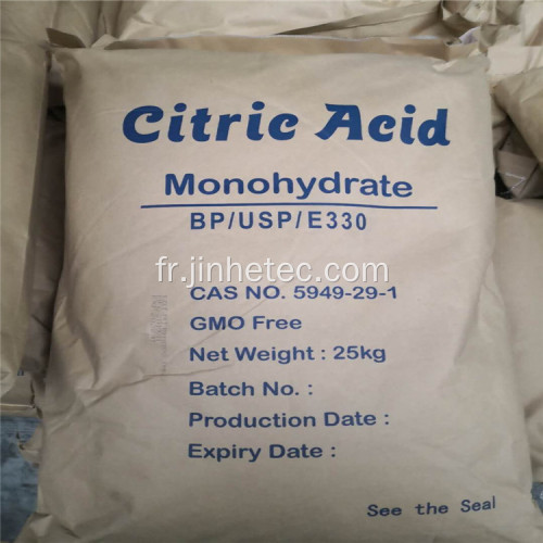 Liquide de poudre d&#39;acide citrique anhydre et mono